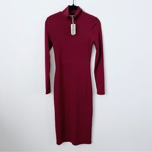 Marine Layer Dresses Marine Layer Lexi Rib Turtleneck Dress
